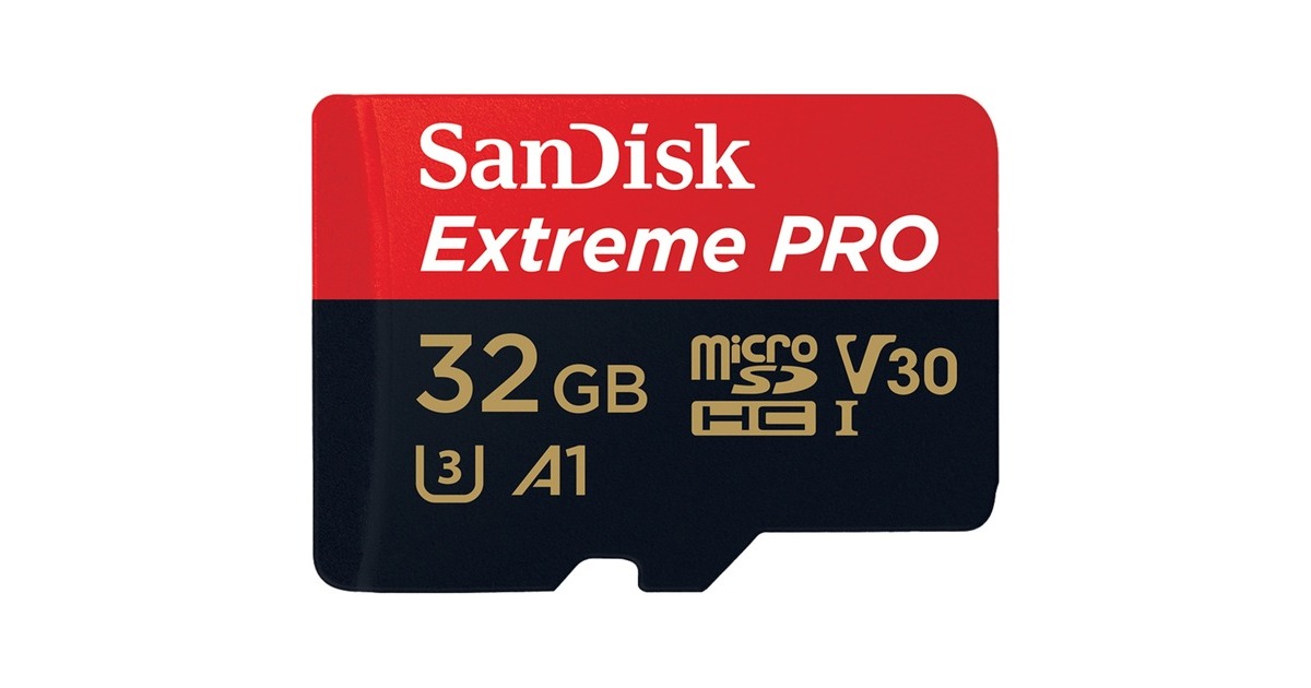 SanDisk Extreme PRO microSDHC 32 GB, Speicherkarte(UHS-I U3, Class 10, V30, A1)
