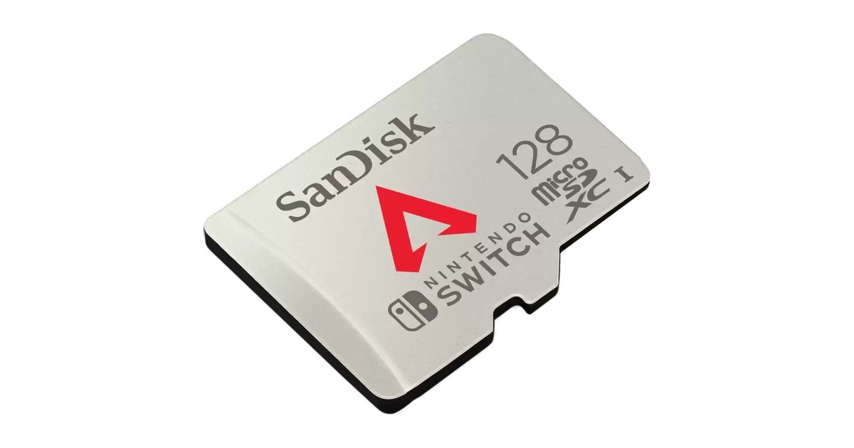 SanDisk Nintendo Switch 128 GB microSDXC, Speicherkarte(weiß, UHS-I U3, V30, Apex Legends)