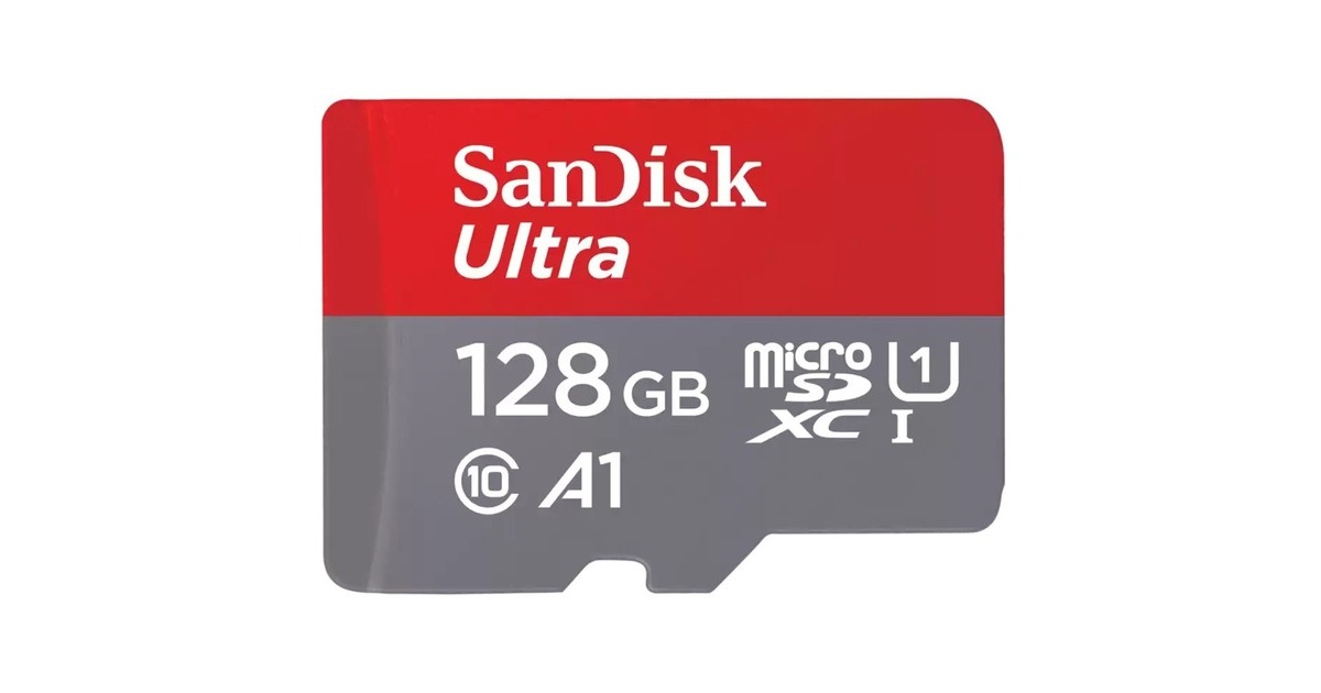 SanDisk Ultra 128 GB microSDXC, Speicherkarte(UHS-I U1, Class 10, A1)