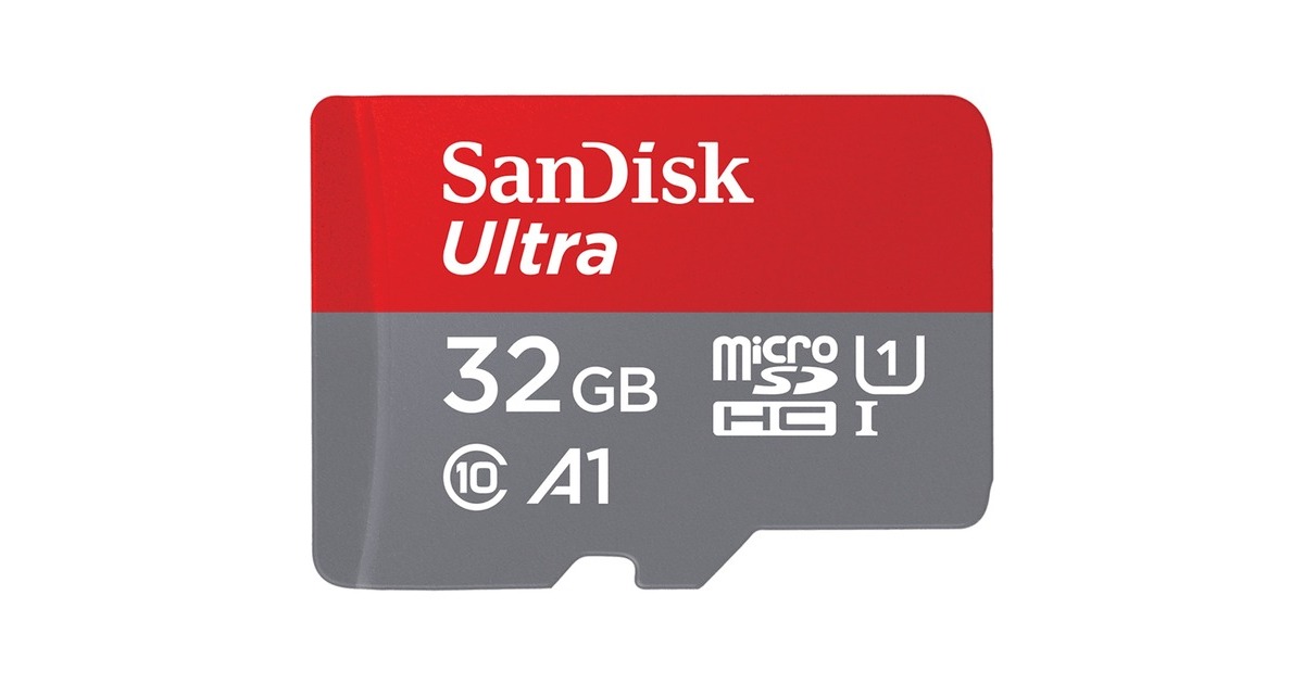 SanDisk Ultra 32 GB microSDHC, Speicherkarte(UHS-I U1, Class 10, A1)