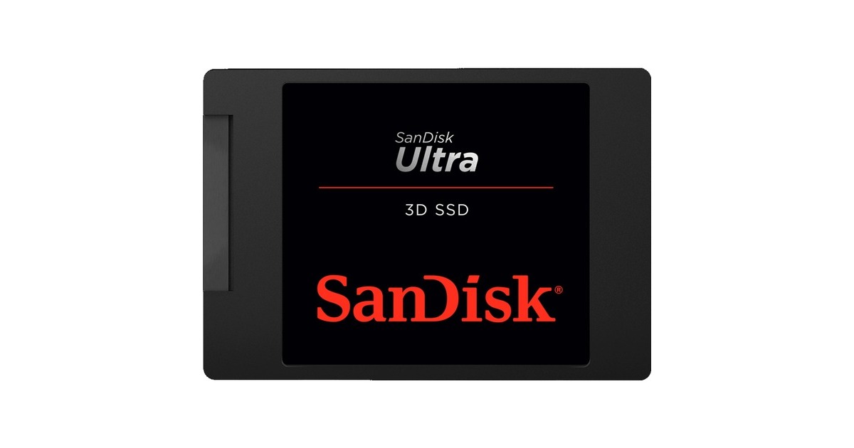 SanDisk Ultra 3D 4 TB, SSD(schwarz, SATA 6 Gb/s, 2,5")