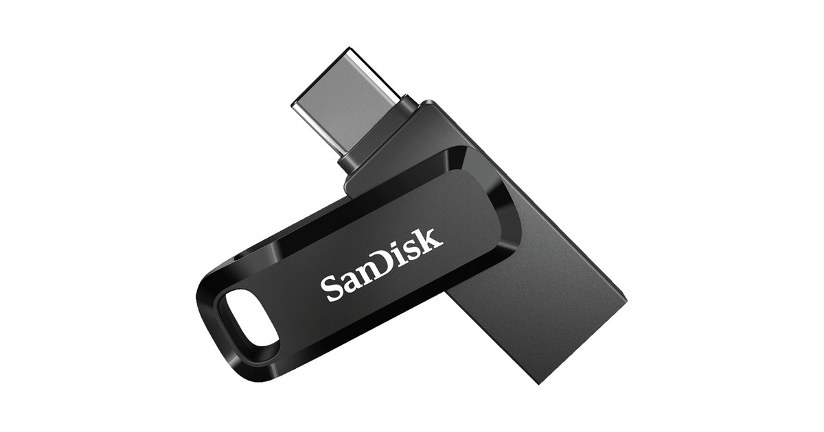 SanDisk Ultra Dual Drive Go 32 GB, USB-Stick(schwarz, USB-A 3.2 Gen 1, USB-C 3.2 Gen 1)