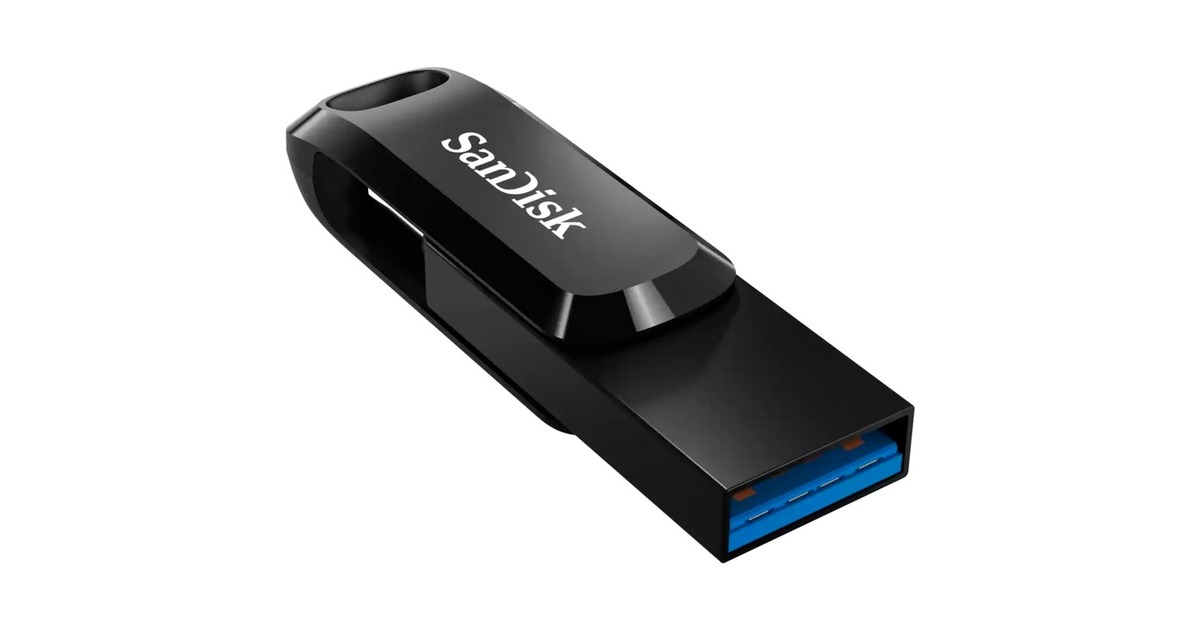 SanDisk Ultra Dual Drive Go 512 GB, USB-Stick(schwarz, USB-A 3.2 Gen 1, USB-C 3.2 Gen 1)