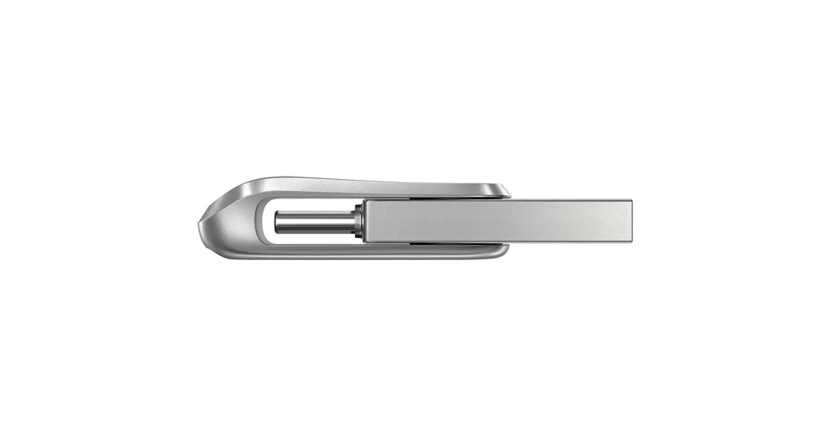 SanDisk Ultra Dual Drive Luxe 256 GB, USB-Stick(silber, USB-A 3.2 Gen 1, USB-C 3.2 Gen 1)