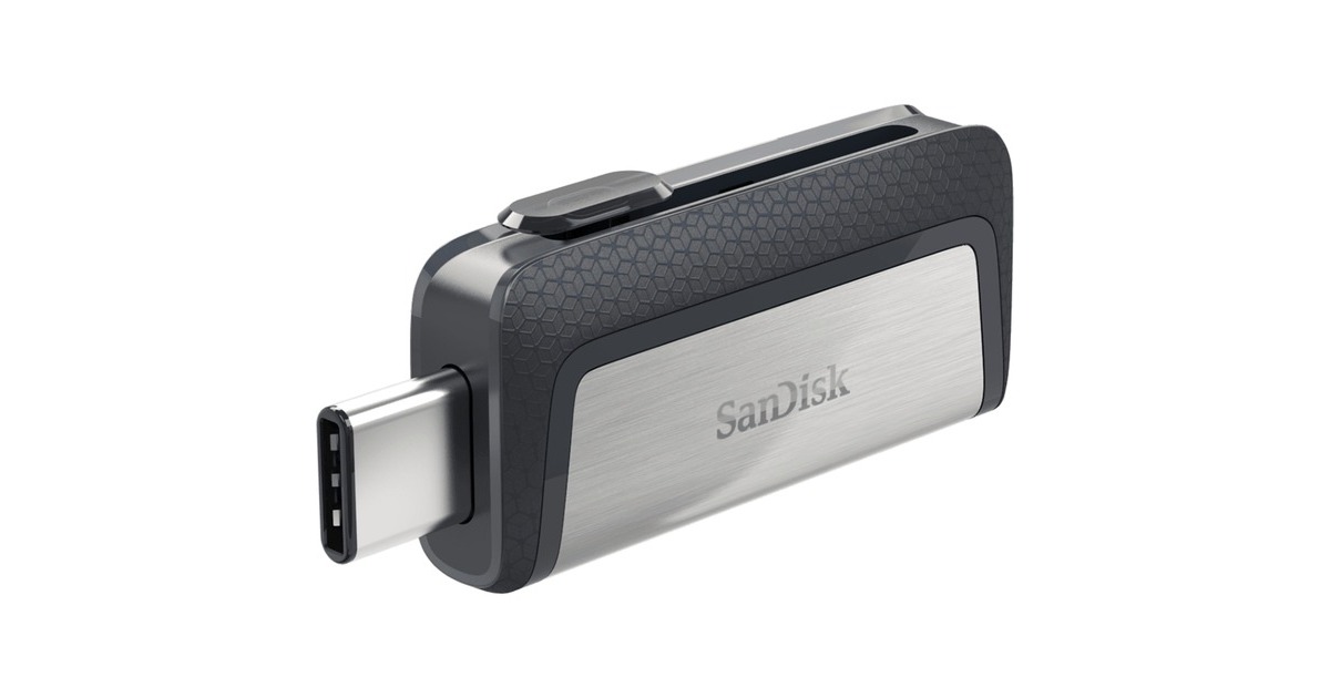 SanDisk Ultra Dual USB Typ-C Laufwerk 128 GB, USB-Stick(USB-A 3.2 Gen 1, USB-C 3.2 Gen 1)