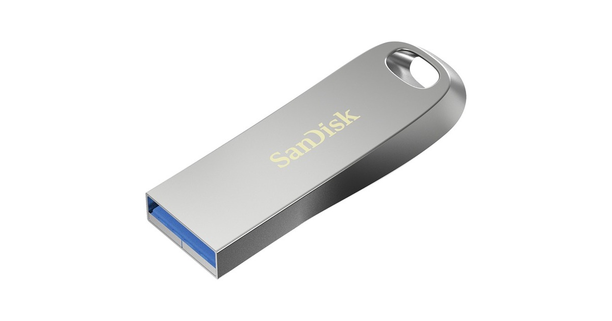 SanDisk Ultra Luxe 256 GB, USB-Stick(silber, USB-A 3.2 Gen 1)