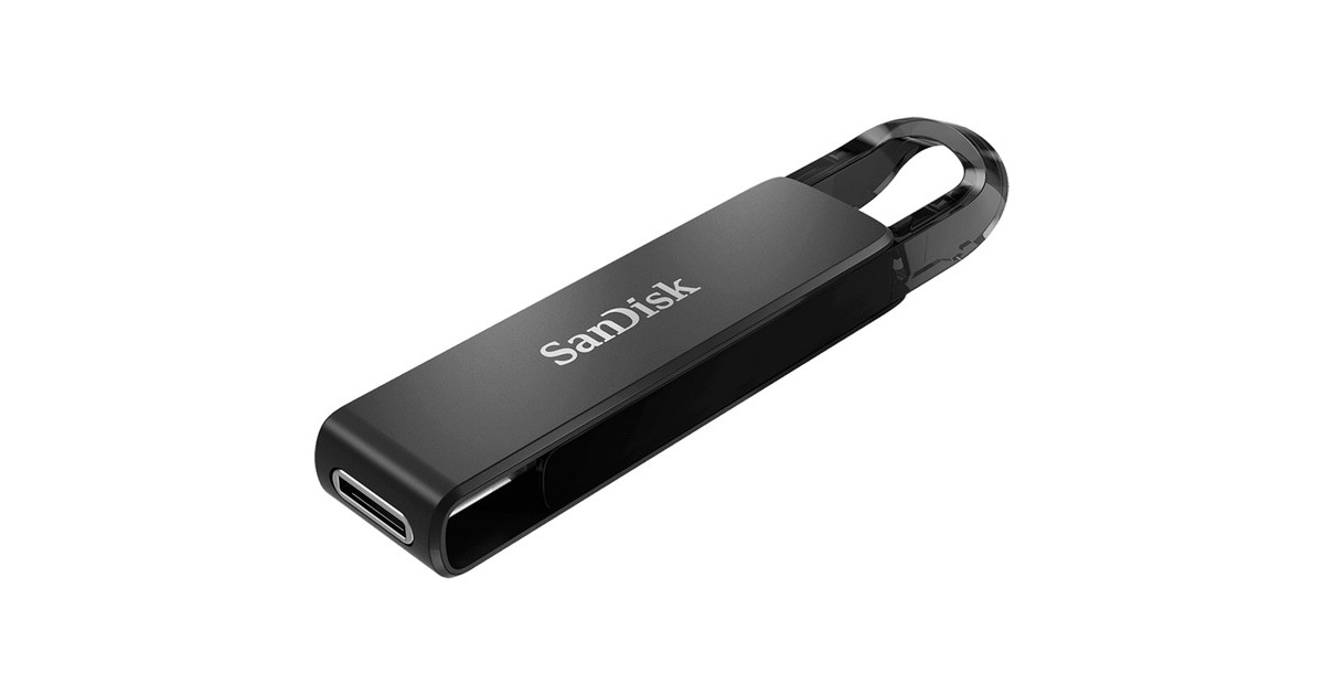 SanDisk Ultra USB Type-C 128 GB, USB-Stick(schwarz, USB-C 3.2 Gen1)