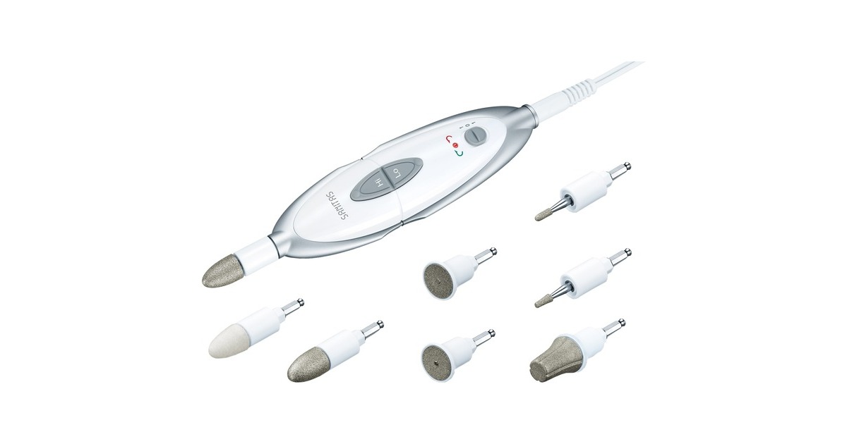Sanitas SMA 35 Maniküre-/Pediküre-Set, Nagelpflege(weiß/grau)