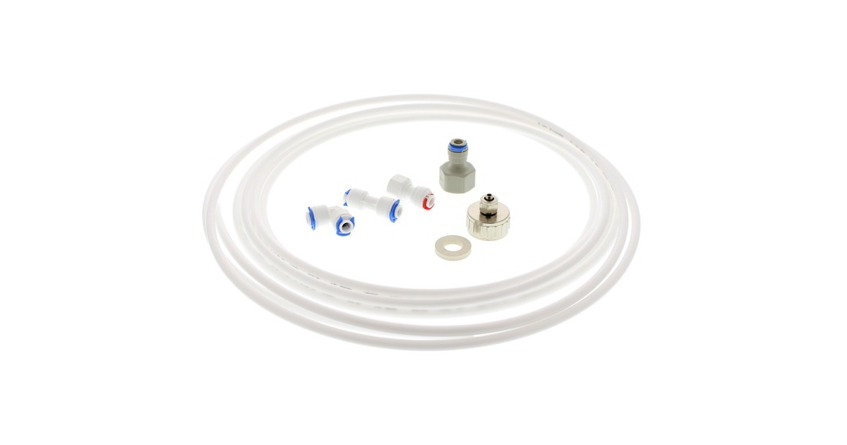 Scanpart Wasserfilterschlauch 10 Meter + Verbindungen(weiß)