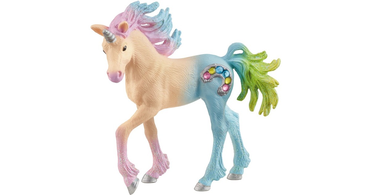 Schleich Bayala Bonbon Einhorn Fohlen, Spielfigur