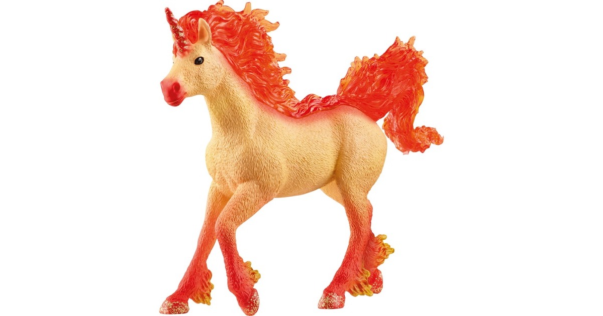 Schleich Bayala Elementa Feuereinhorn Hengst, Spielfigur