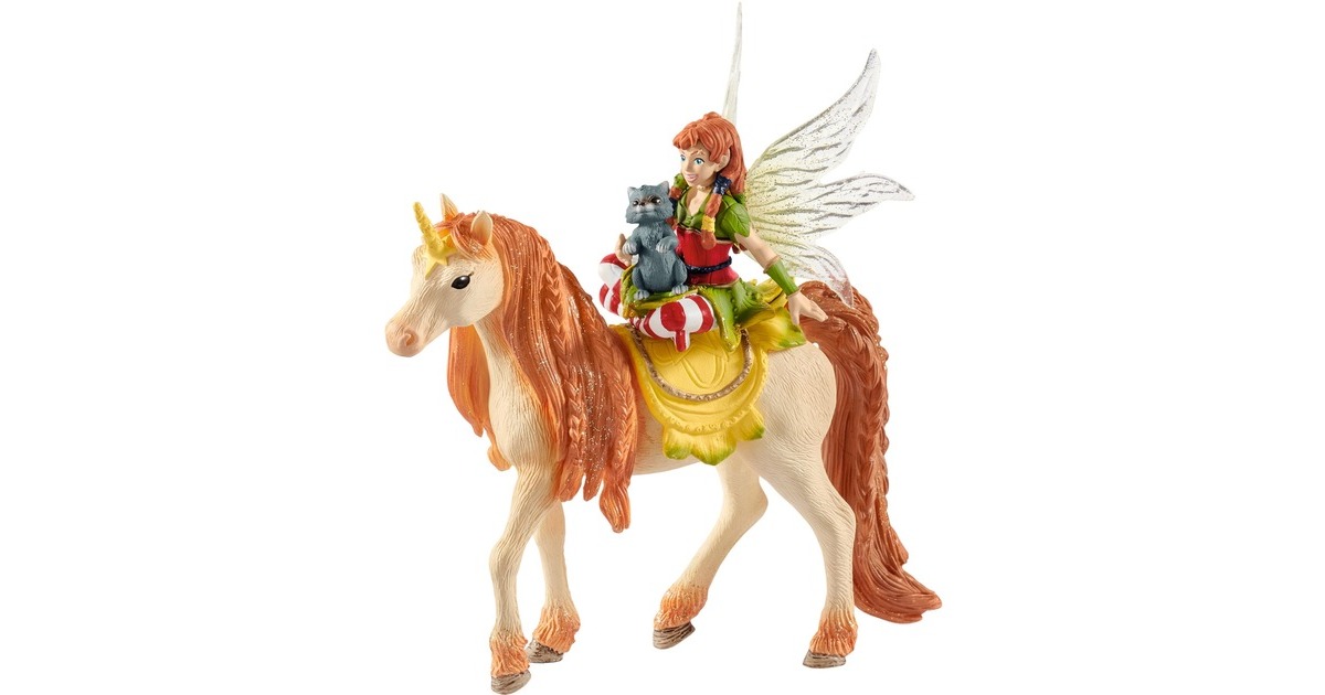 Schleich Bayala Marween mit Glitzer-Einhorn, Spielfigur