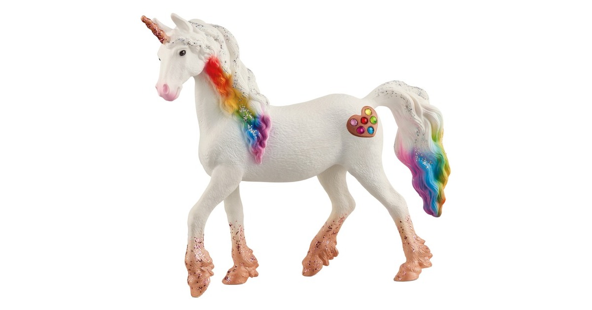 Schleich Bayala Regenbogeneinhorn Stute, Spielfigur