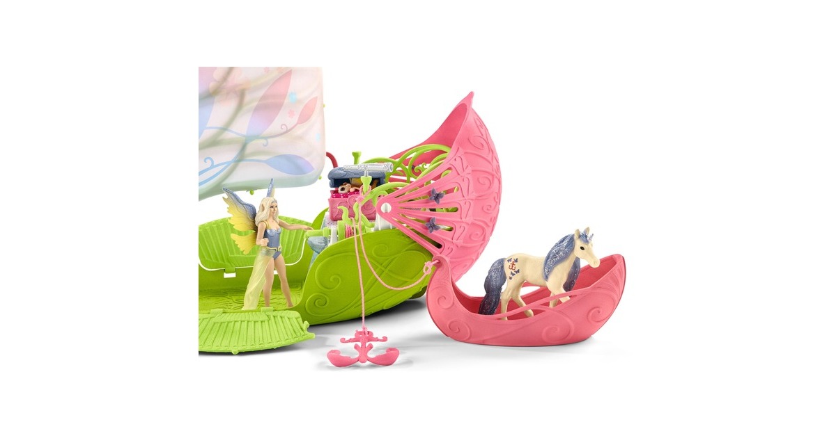 Schleich Bayala Seras magisches Blütenboot, Spielfigur