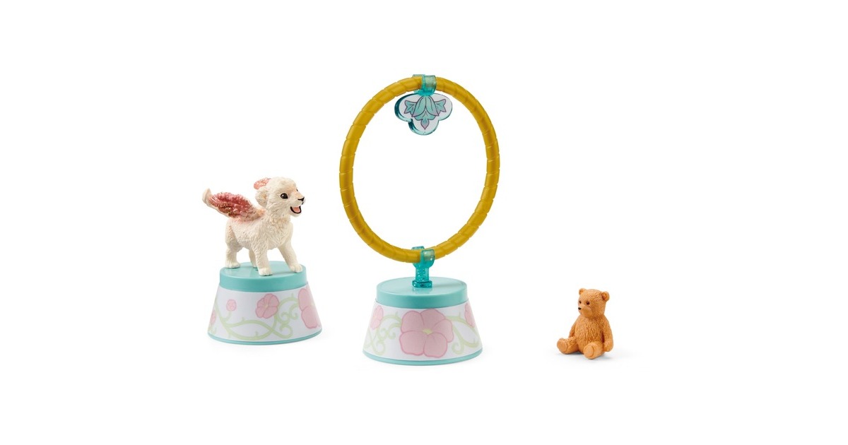 Schleich Bayala Training für geflügelte Babylöwen, Spielfigur