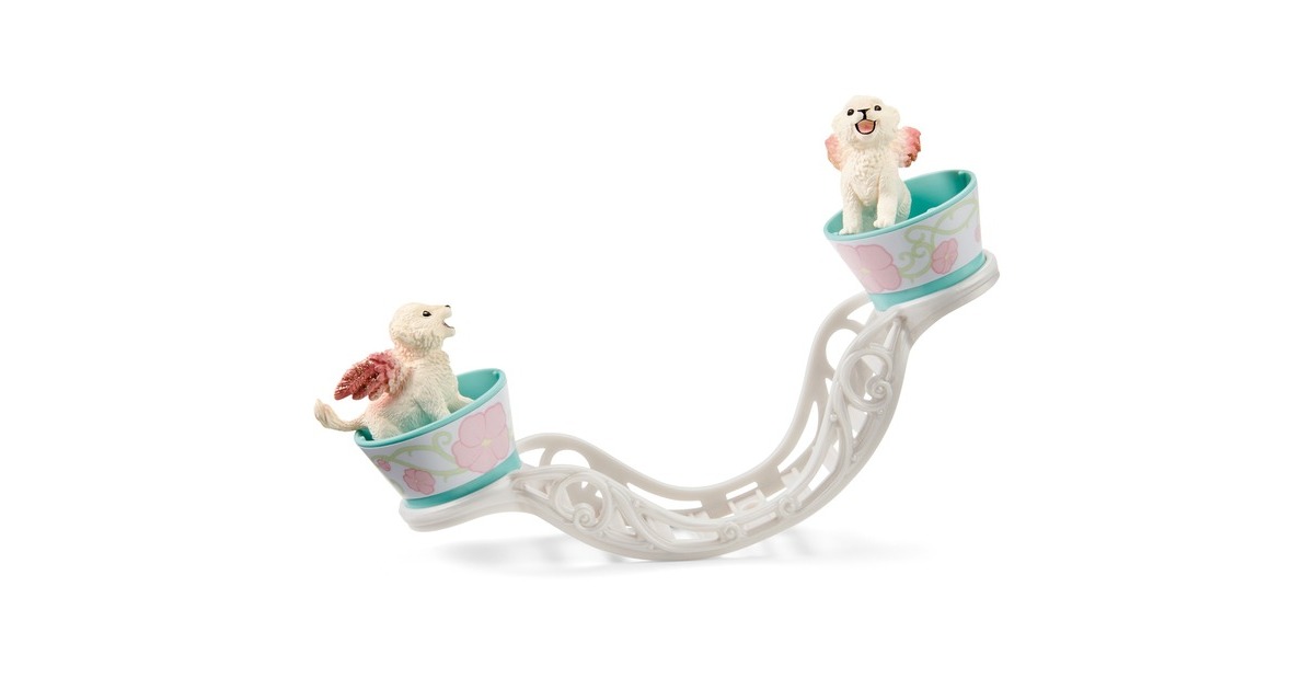 Schleich Bayala Training für geflügelte Babylöwen, Spielfigur