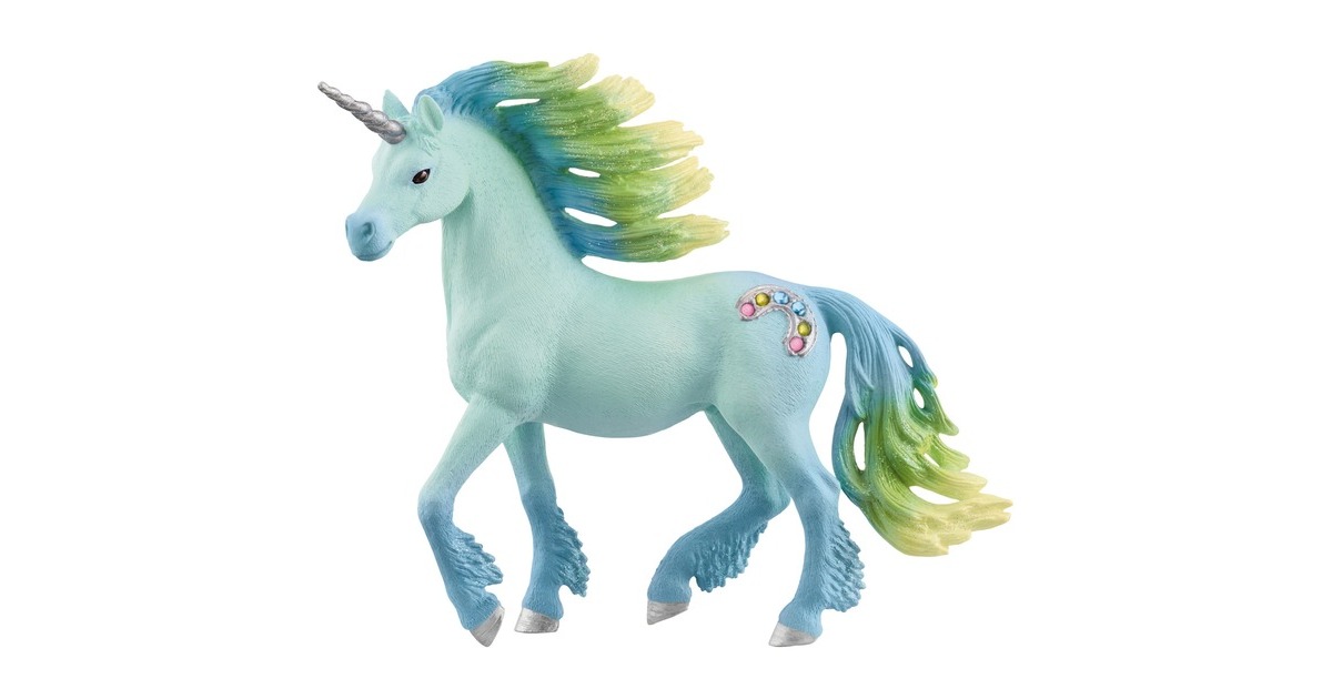 Schleich Bayala Zuckerwatte Einhorn Hengst, Spielfigur