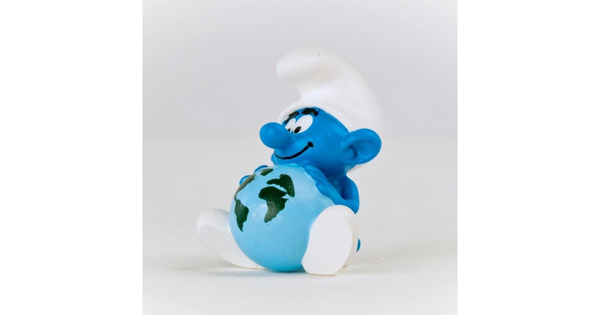 Schleich Die Schlümpfe Nachhaltigkeits Schlumpf, Spielfigur