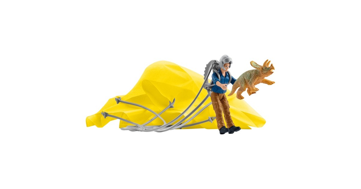 Schleich Dinosaurs Dino Fallschirmrettung, Spielfigur