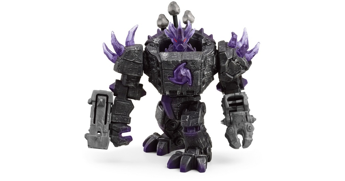 Schleich Eldrador Creatures Schatten Master-Roboter mit Mini Creature, Spielfigur