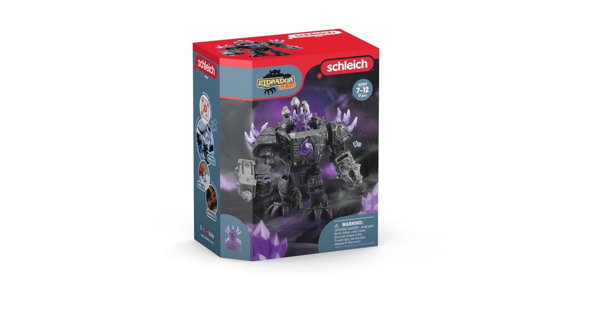 Schleich Eldrador Creatures Schatten Master-Roboter mit Mini Creature, Spielfigur