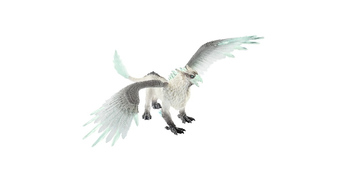 Schleich Eldrador Eis Greif, Spielfigur(weiß/hellblau)