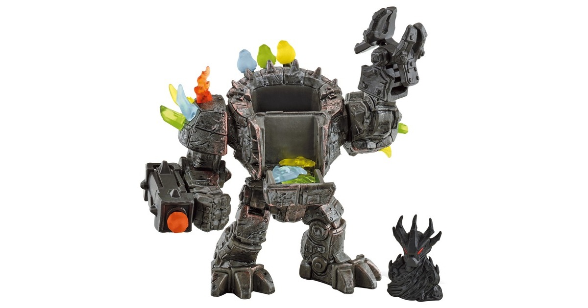 Schleich Eldrador Master-Roboter mit Mini-Creature, Spielfigur