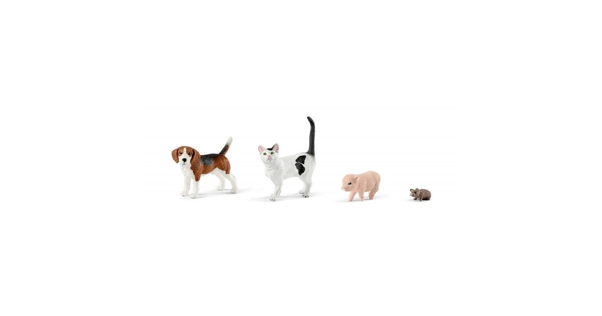 Schleich Farm World Bauernhaus mit Stall und Tieren, Spielfigur