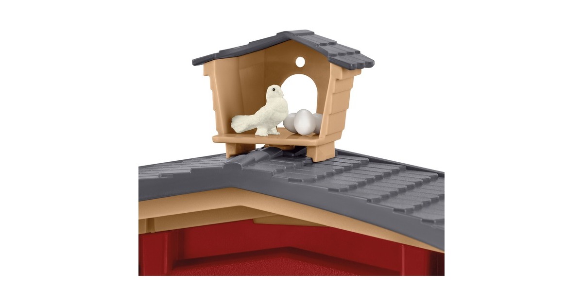 Schleich Farm World Große Farm mit Tieren & Zubehör, Spielgebäude