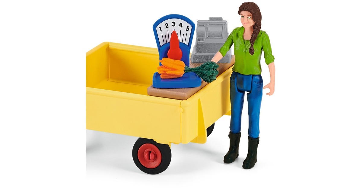 Schleich Farm World Mobiler Farm Stand, Spielfigur