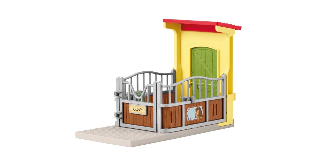 Schleich Farm World Ponybox mit Islandpferd, Spielfigur