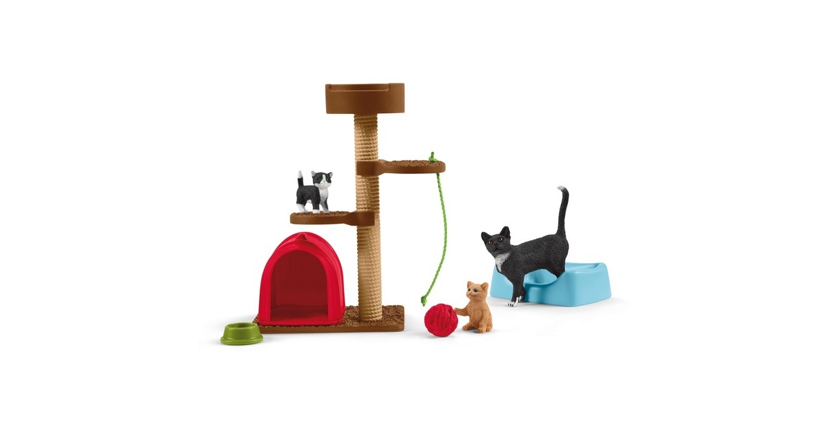 Schleich Farm World Spielspaß für niedliche Katzen, Spielfigur