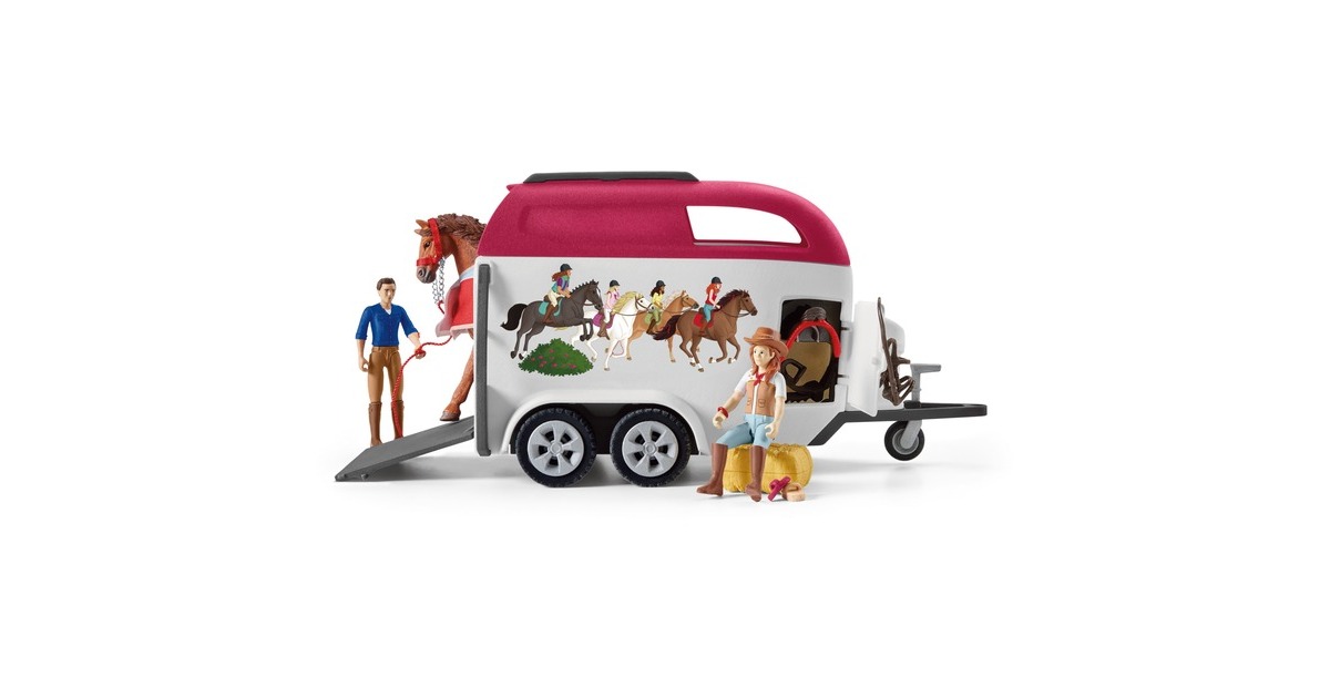 Schleich Horse Club Abenteuer mit Auto und Pferdeanhänger, Spielfahrzeug