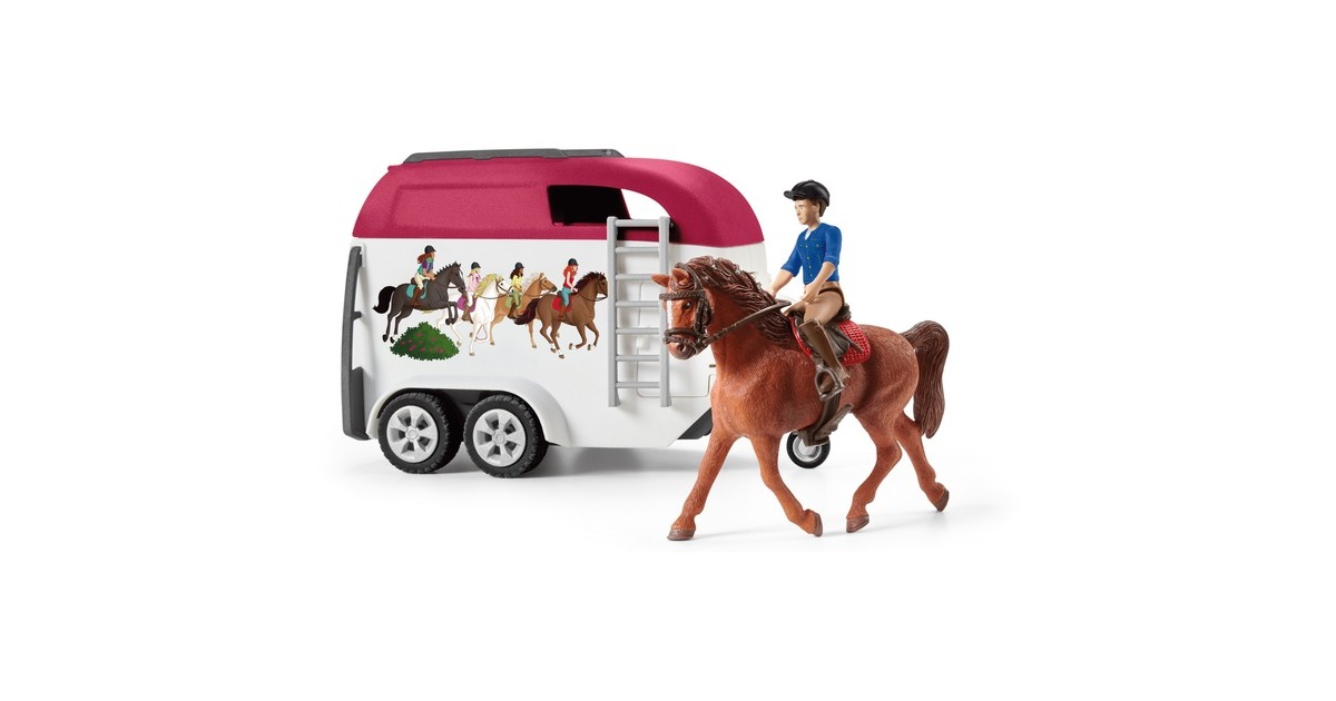 Schleich Horse Club Abenteuer mit Auto und Pferdeanhänger, Spielfahrzeug