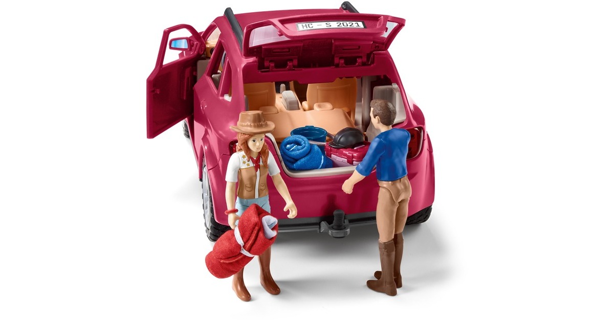 Schleich Horse Club Abenteuer mit Auto und Pferdeanhänger, Spielfahrzeug