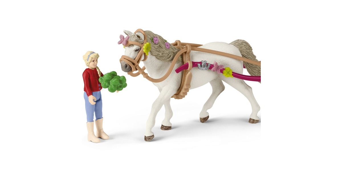 Schleich Horse Club Kutsche für Pferdeshow, Spielfigur