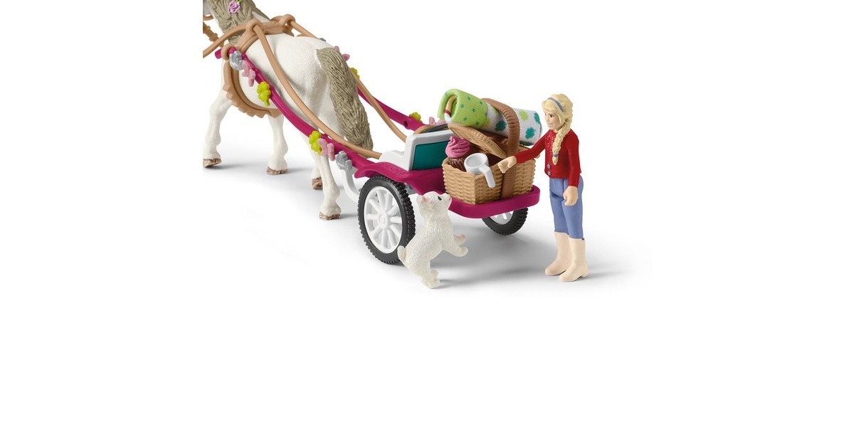Schleich Horse Club Kutsche für Pferdeshow, Spielfigur