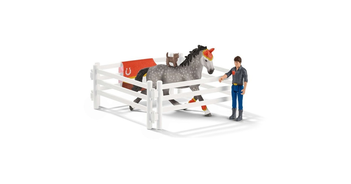 Schleich Horse Club Mias Voltigier-Reitset, Spielfigur