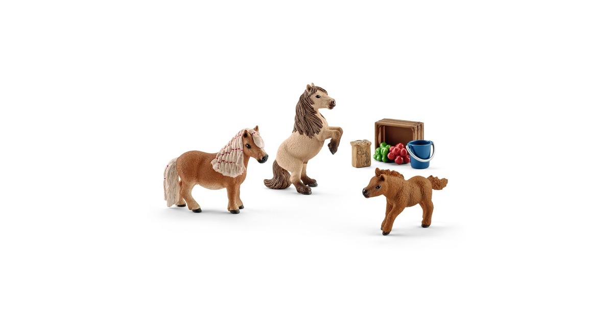 Schleich Horse Club Mini Shetty Familie, Spielfigur