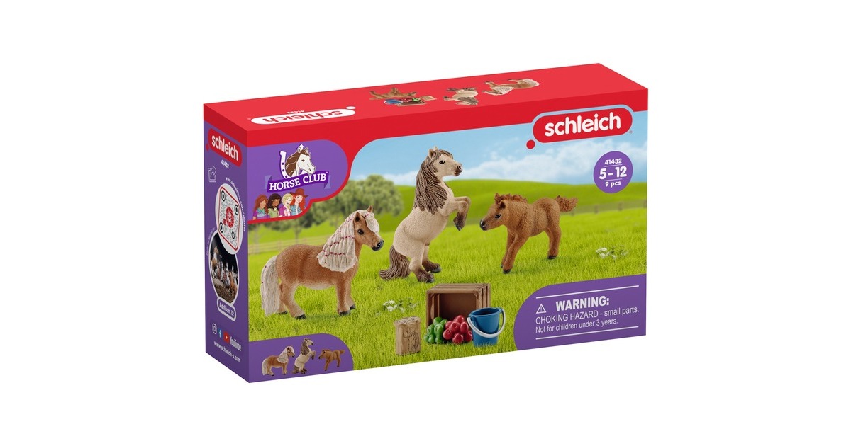 Schleich Horse Club Mini Shetty Familie, Spielfigur