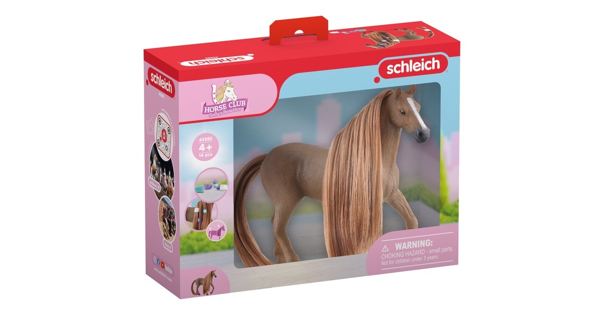 Schleich Horse Club Sofia's Beauties Englisch Vollblut Stute, Spielfigur