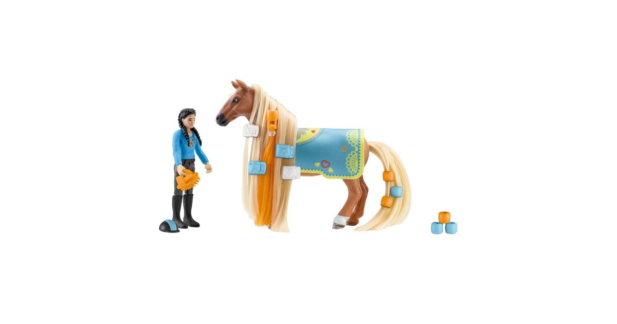 Schleich Horse Club Sofia's Beauties Kim & Caramelo Starter Set, Spielfigur