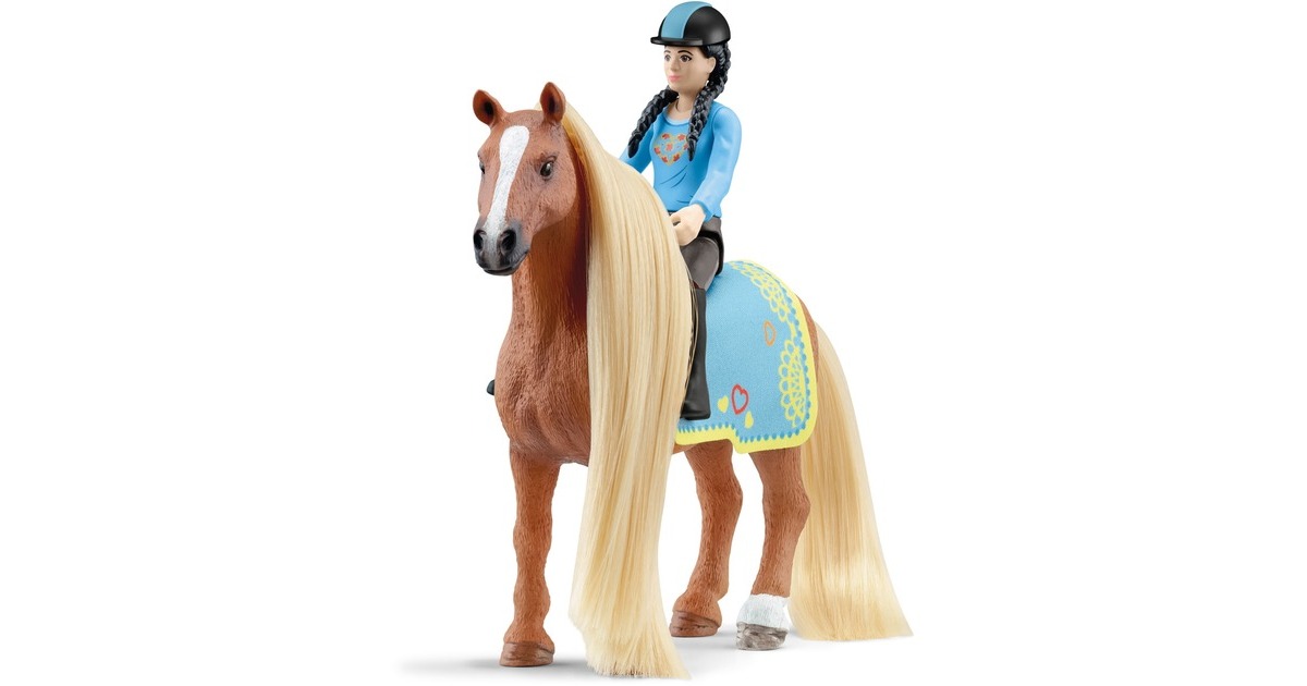 Schleich Horse Club Sofia's Beauties Kim & Caramelo Starter Set, Spielfigur