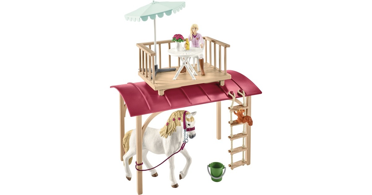 Schleich Horse Club Wohnwagen für geheime Club-Treffen, Spielfigur