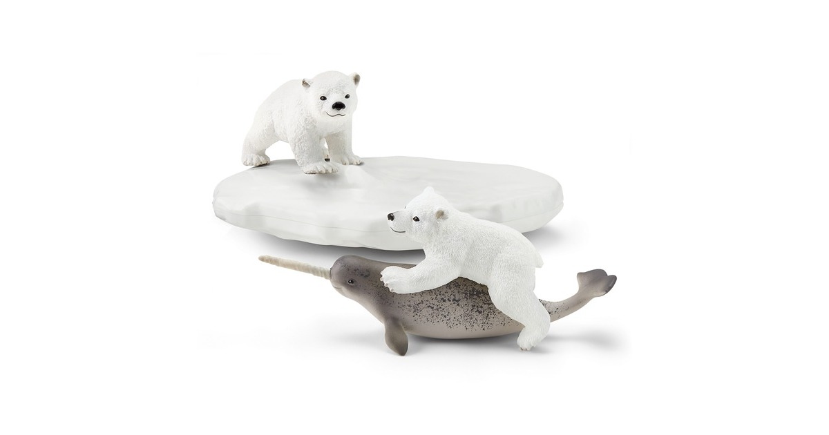Schleich Wild Life Eisbären-Rutschpartie, Spielfigur