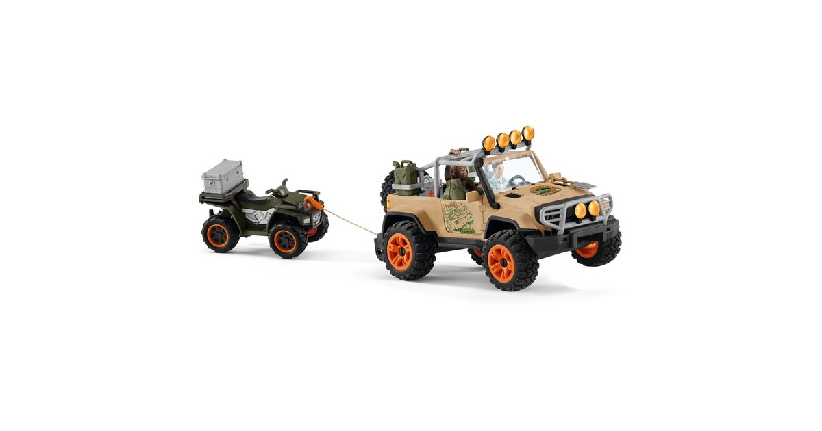 Schleich Wild Life Geländewagen m Seilwinde, Spielfigur