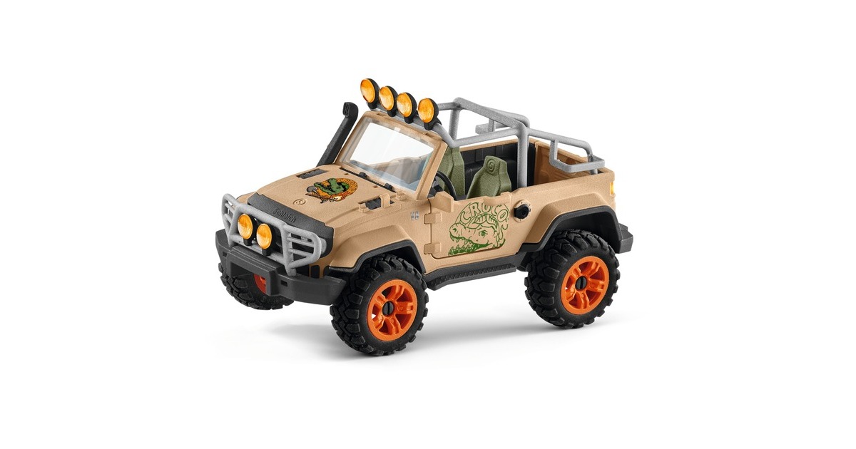 Schleich Wild Life Geländewagen m Seilwinde, Spielfigur