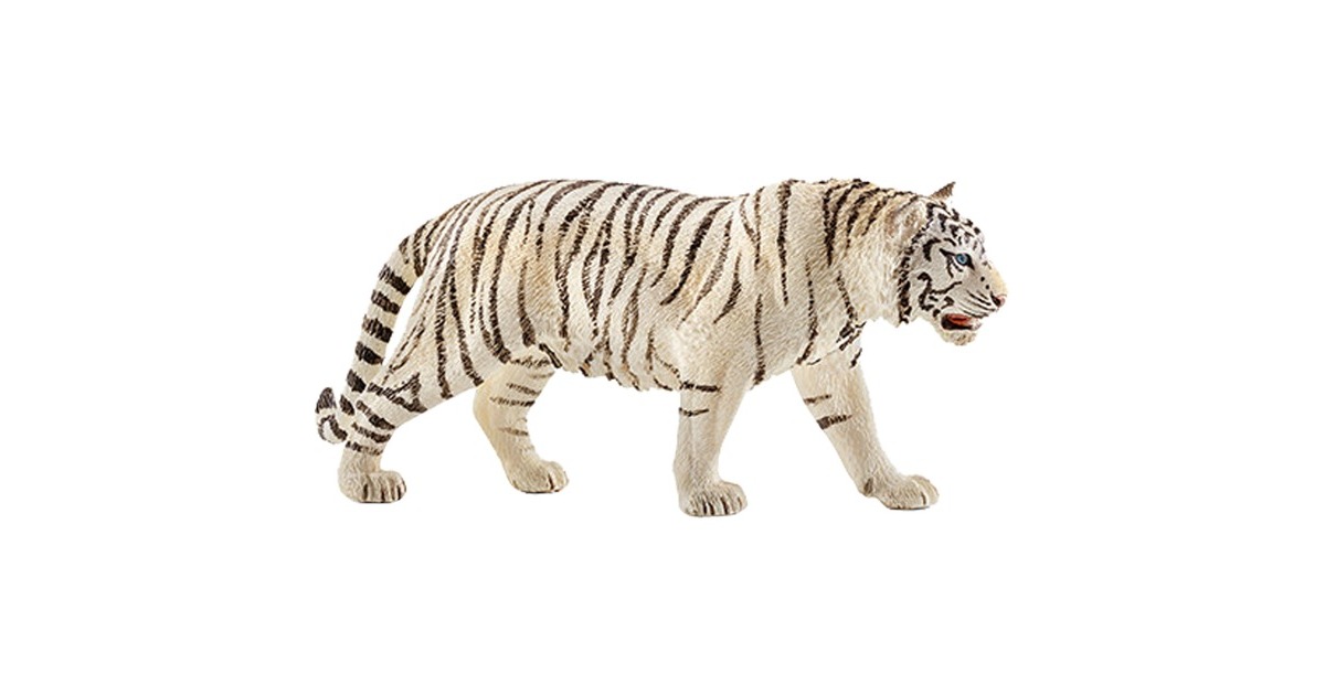 Schleich Wild Life Tiger, Spielfigur(weiß)