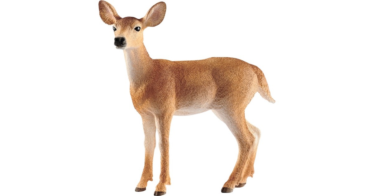 Schleich Wild Life Weißwedelkuh, Spielfigur