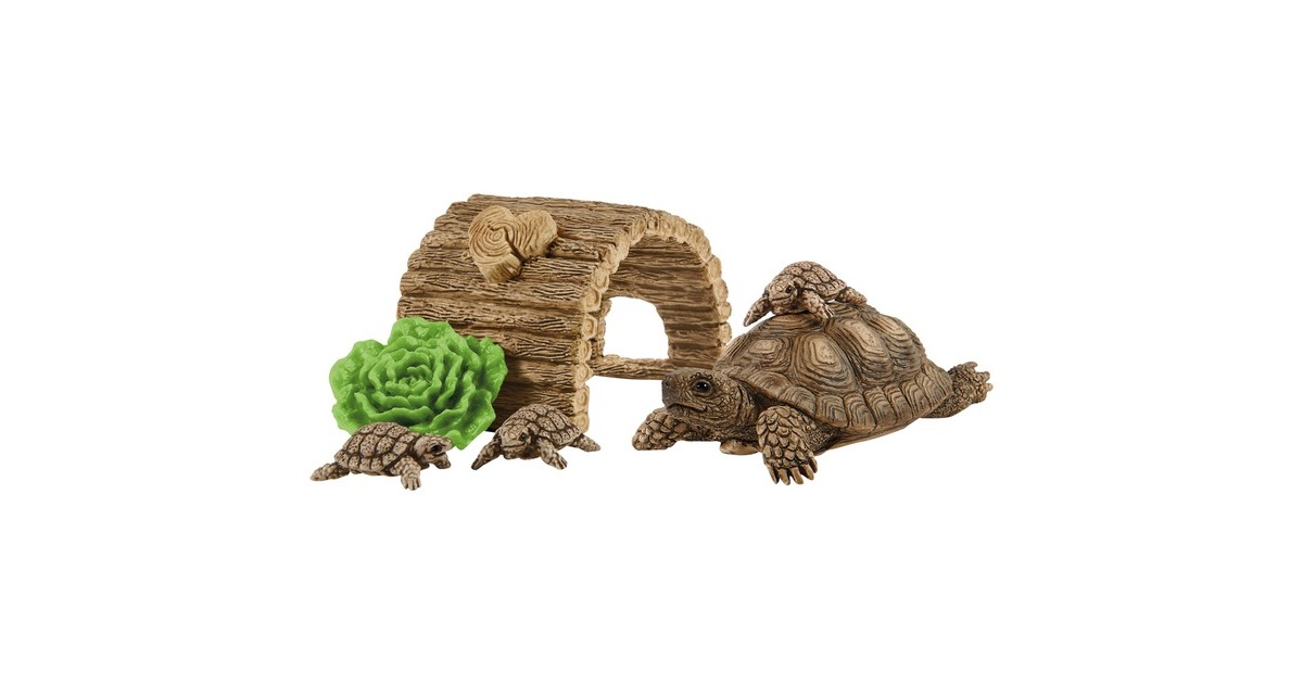Schleich Wild Life Zuhause für Schildkröten, Spielfigur